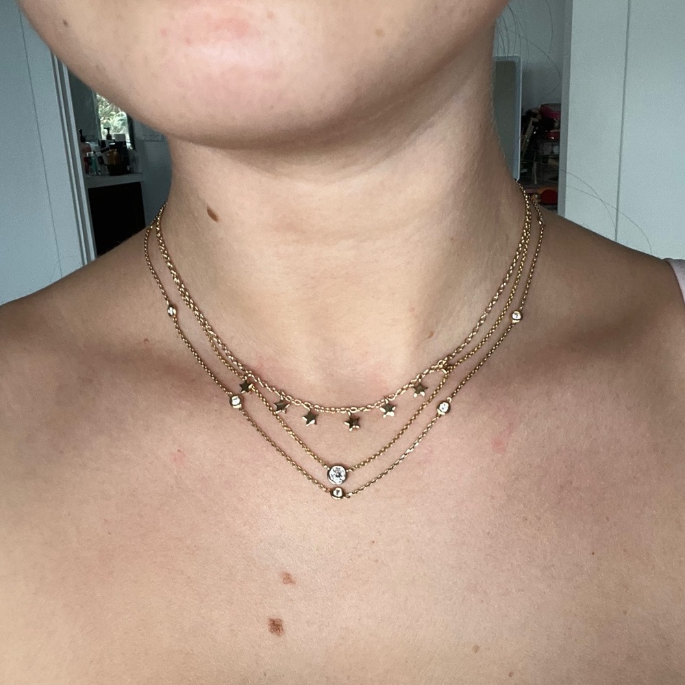 free people star necklace